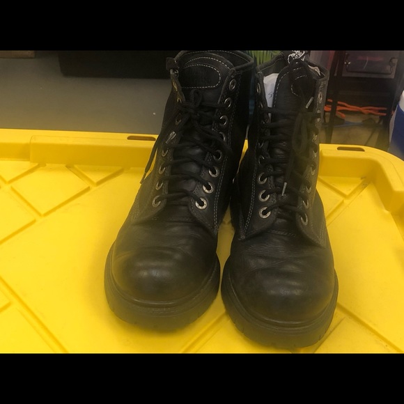 London Underground UK England Men’s Black Leather Stormer Boots Size 10M main image 6